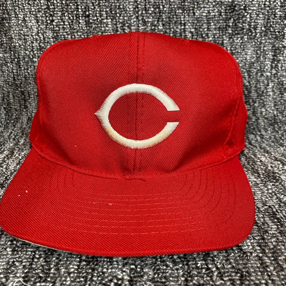 Vintage Cincinnati Reds Hat American Needle Snapback MLB Baseball Cap Red 80s
